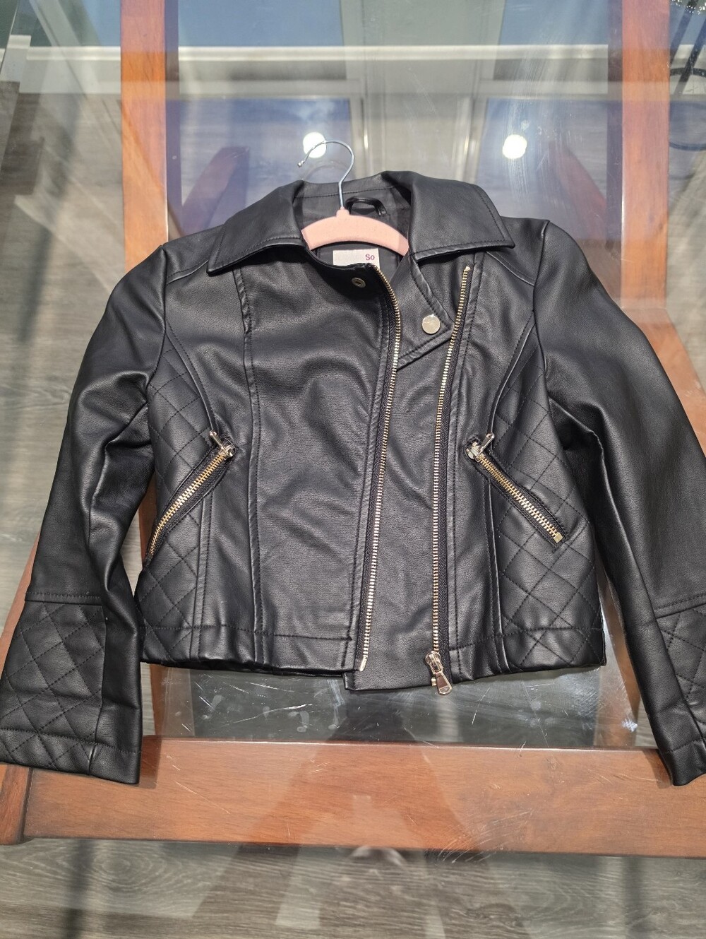 Faux Leather Jacket